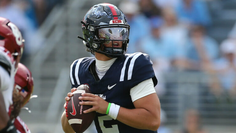 2) (tied) Jaxon Dart, Ole Miss Rebels
