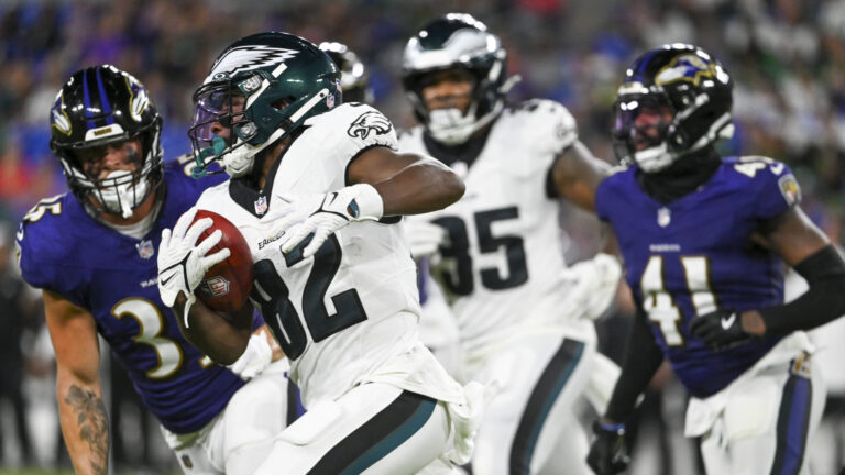 8. Philadelphia Eagles vs. Baltimore Ravens