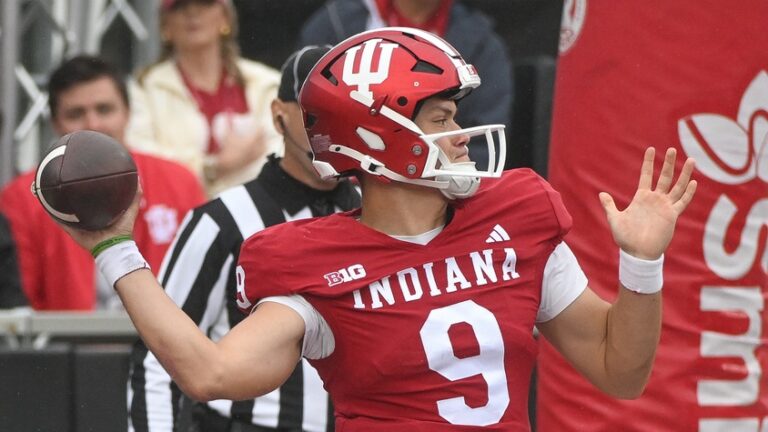 Noon ET | No. 5 Indiana (10-0, 7-0) No. 2 Ohio State (9-1, 6-1) | FOX