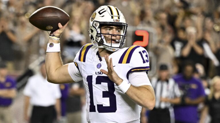 5) Garrett Nussmeier, LSU