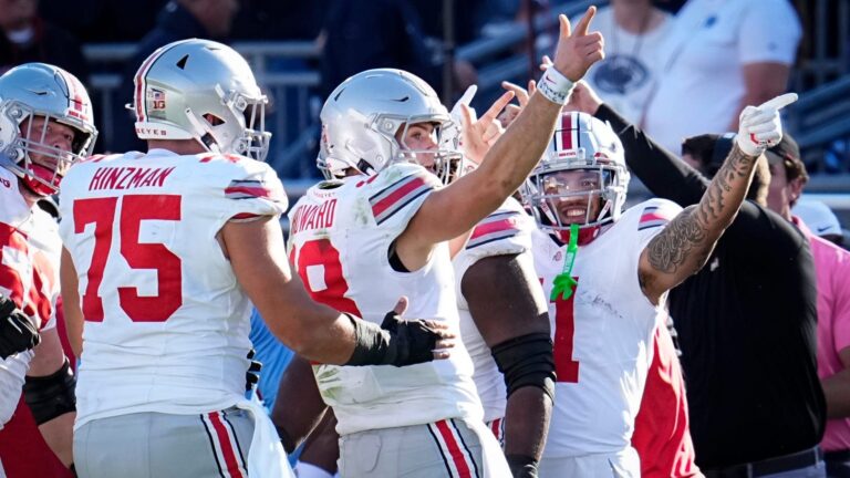 No. 5 Indiana Hoosiers vs No. 2 Ohio State Buckeyes (-13.5)