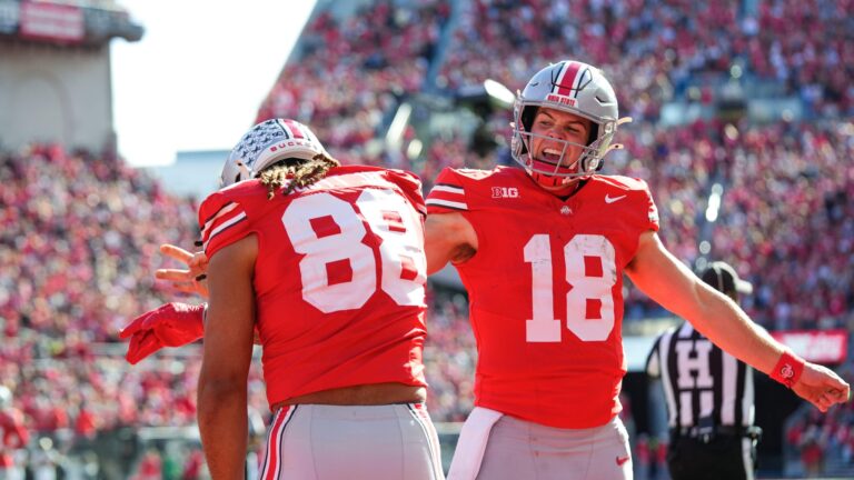 No. 2 Ohio State Buckeyes (-28.5) vs. Northwestern Wildcats