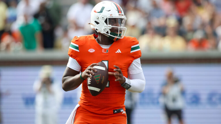 12) QB Cam Ward, Miami