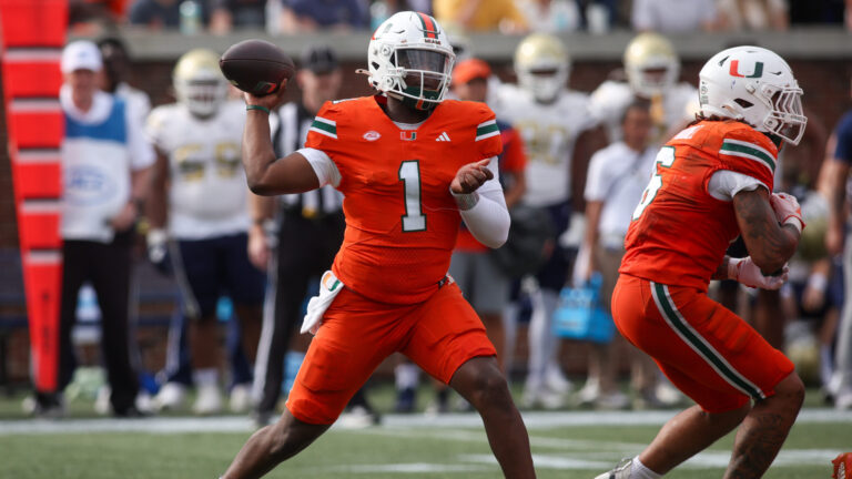 5) Miami Hurricanes (9-1)