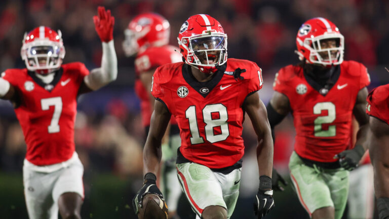 11. Indiana Hoosiers at 6. Georgia Bulldogs