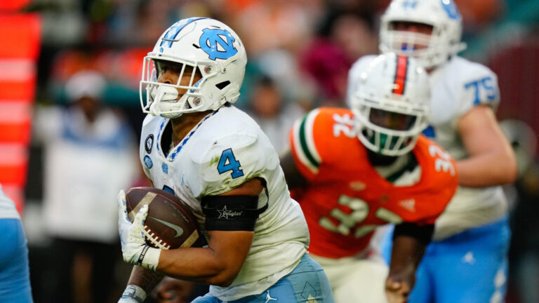 7) RB Caleb Hood, North Carolina