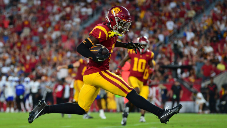 1) WR Zachariah Branch, USC