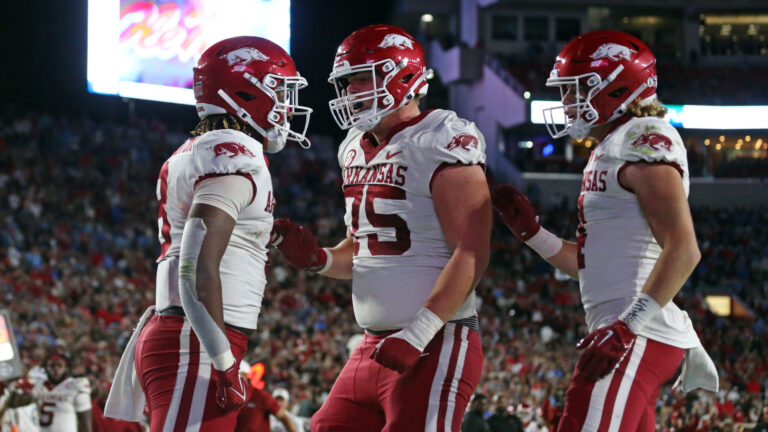 2) IOL Patrick Kutas (Arkansas -> Ole Miss)