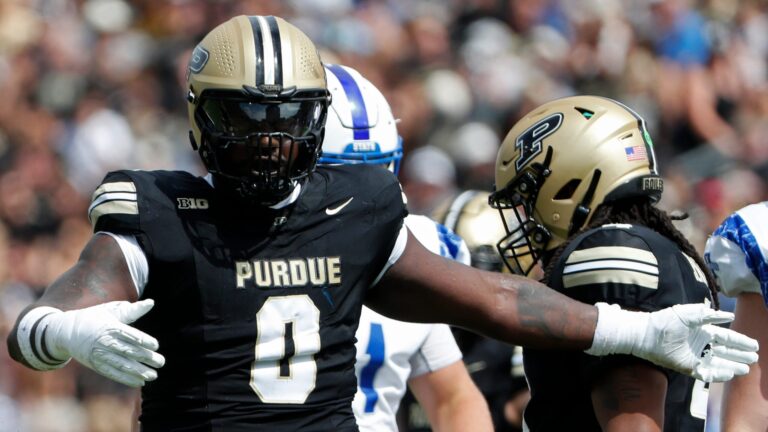 5) DL Jeffrey M'Ba, Purdue