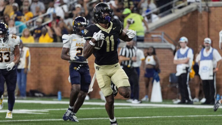 2) WR Donavon Greene, Wake Forrest