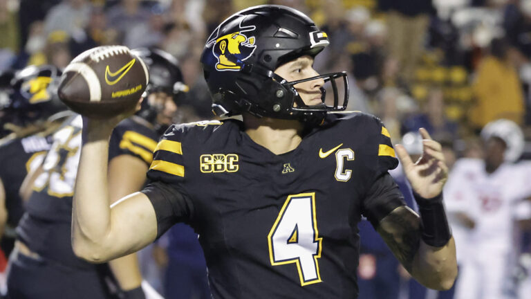 4) QB Joey Aguilar, Appalachian State