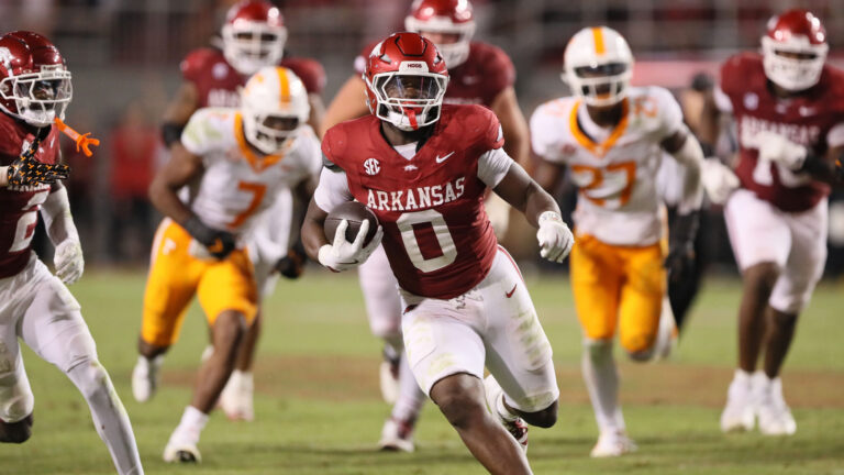 8) RB Braylen Russell, Arkansas