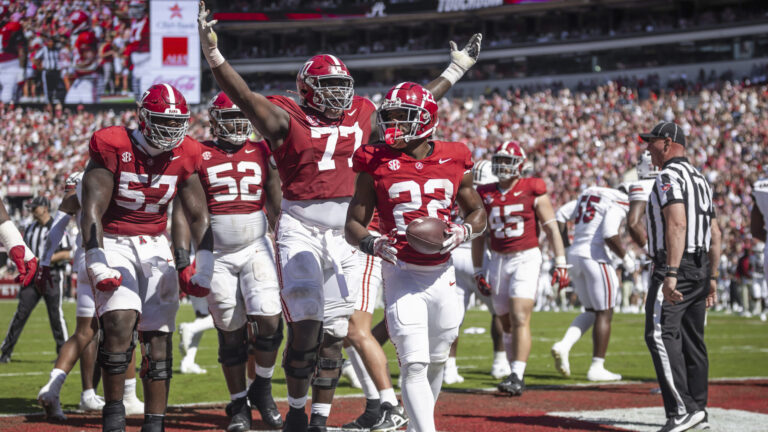 1) RB Justice Haynes, Alabama