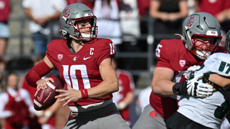 1) QB John Mateer, Washington State