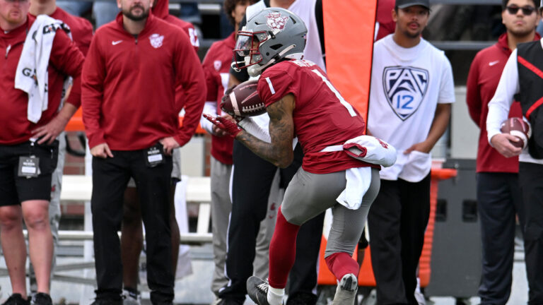 4) WR Kris Hutson, Washington State