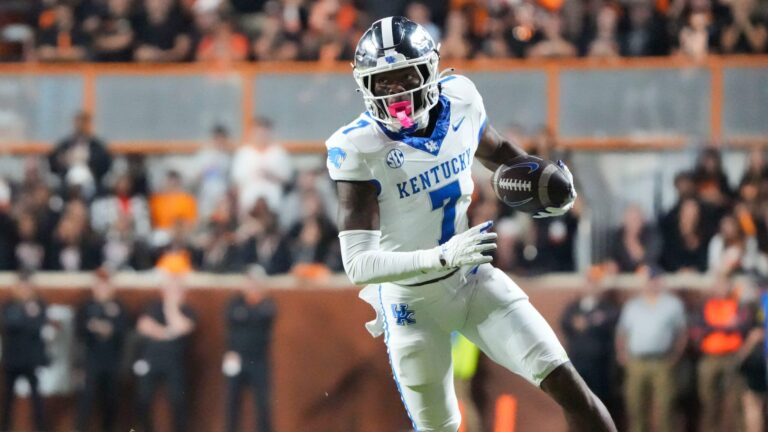 7) WR Barion Brown (Kentucky -> LSU)