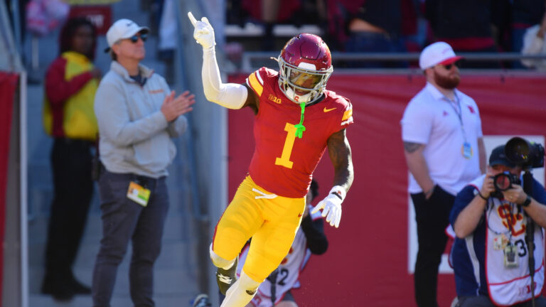 1) WR Zachariah Branch, USC