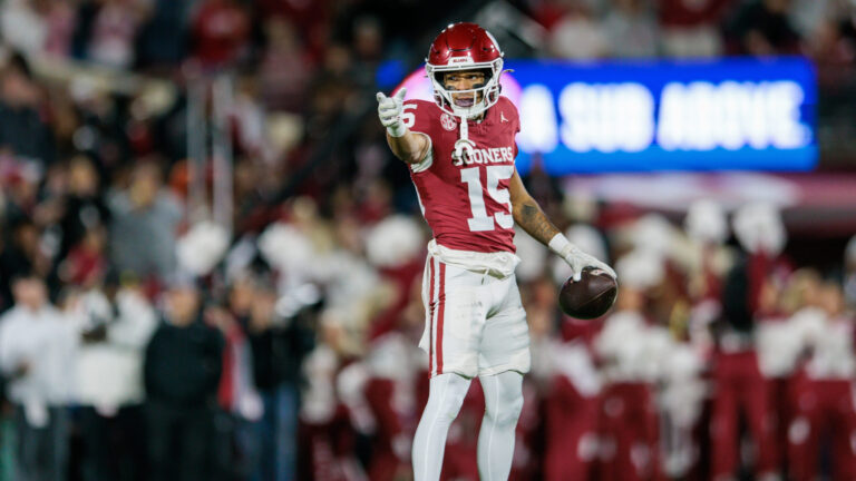 10) WR Brenen Thompson (Oklahoma -> Mississippi State)