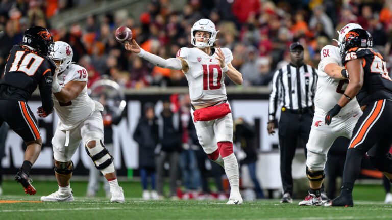 1) QB John Mateer, Washington State