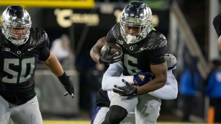1-seed (No. 1) Oregon Ducks (Big Ten Champion)