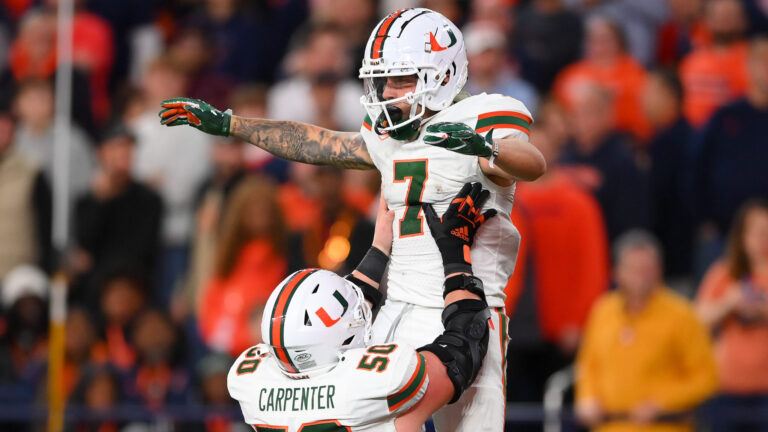 13) Miami Hurricanes (10-2)