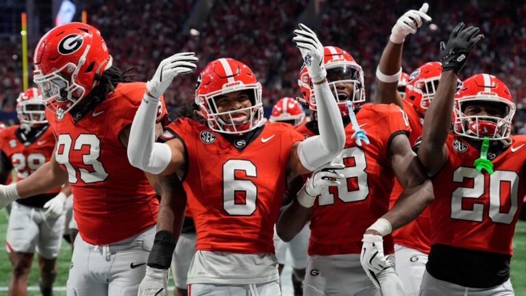 6. Georgia Bulldogs