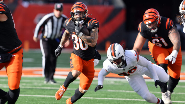 Chase Brown OVER 73.5 Rushing Yards (-113)
