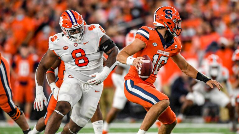 4) DL Tre Williams, Clemson
