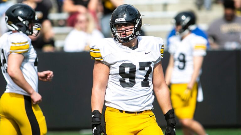 6) DL Caden Crawford (Iowa -> South Dakota)