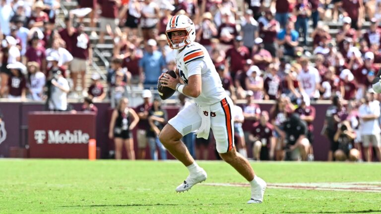 7) QB Holden Geriner (Auburn -> Texas State)
