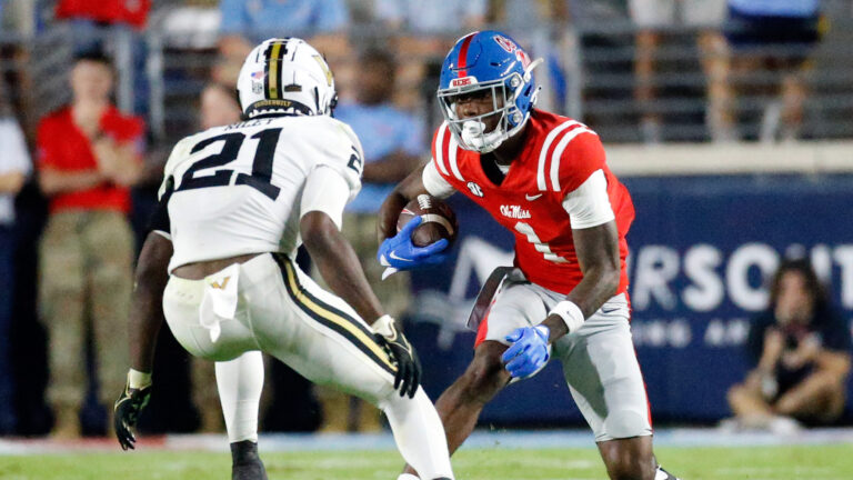 8) WR Ayden Williams (Ole Miss -> Mississippi State)