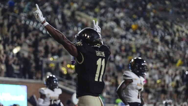 8) WR Donavon Greene (Wake Forest -> Virginia Tech)