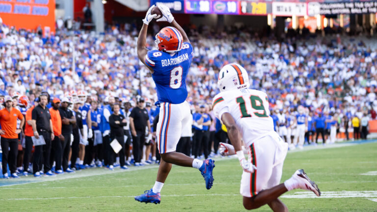 10) TE Arlis Boardingham (Florida -> Bowling Green)