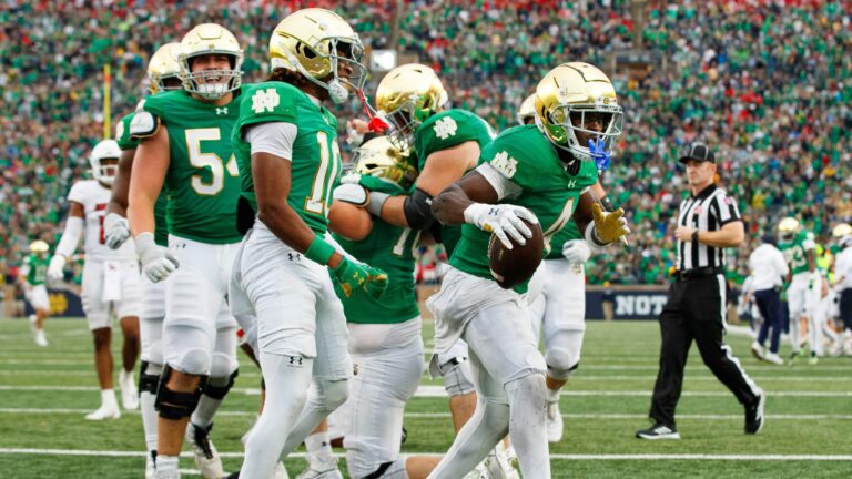 5) Notre Dame Fighting Irish