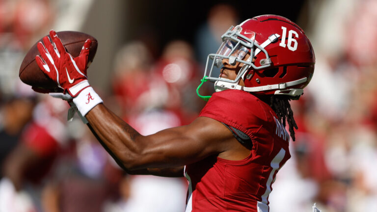 6) WR Jaren Hamilton, Alabama
