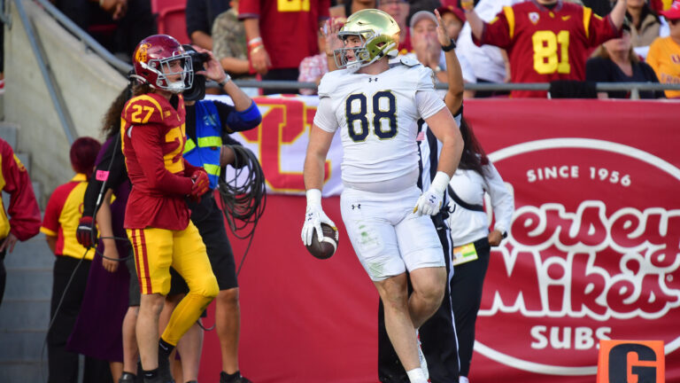 Mitchell Evans - Notre Dame Tight End +370