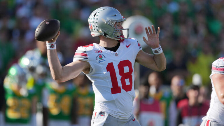 Will Howard OVER 242.5 Passing Yards (-114)