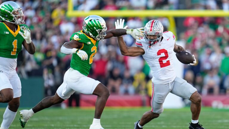 Emeka Egbuka OVER 63.5 Receiving Yards (-114)