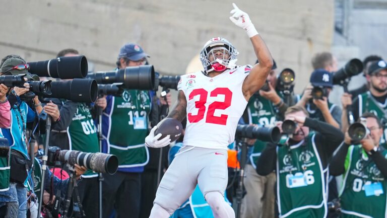 5. TreVeyon Henderson Anytime Touchdown (+105)