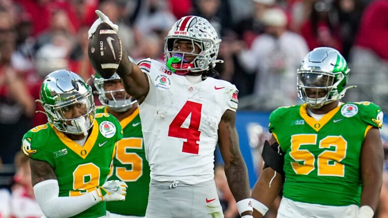 Jeremiah Smith UNDER 84.5 Receiving Yards (-114)