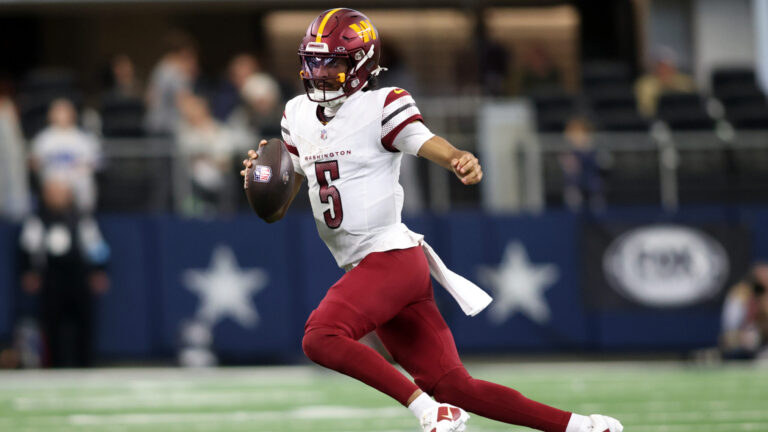 Jayden Daniels OVER 51.5 Rushing Yards (-113)