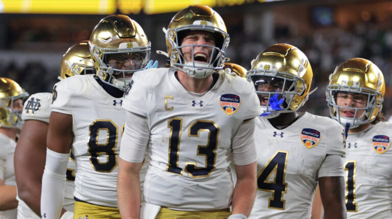 1. QB Riley Leonard, Notre Dame