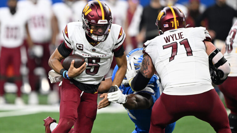 Jayden Daniels Under 54.5 Rushing Yards