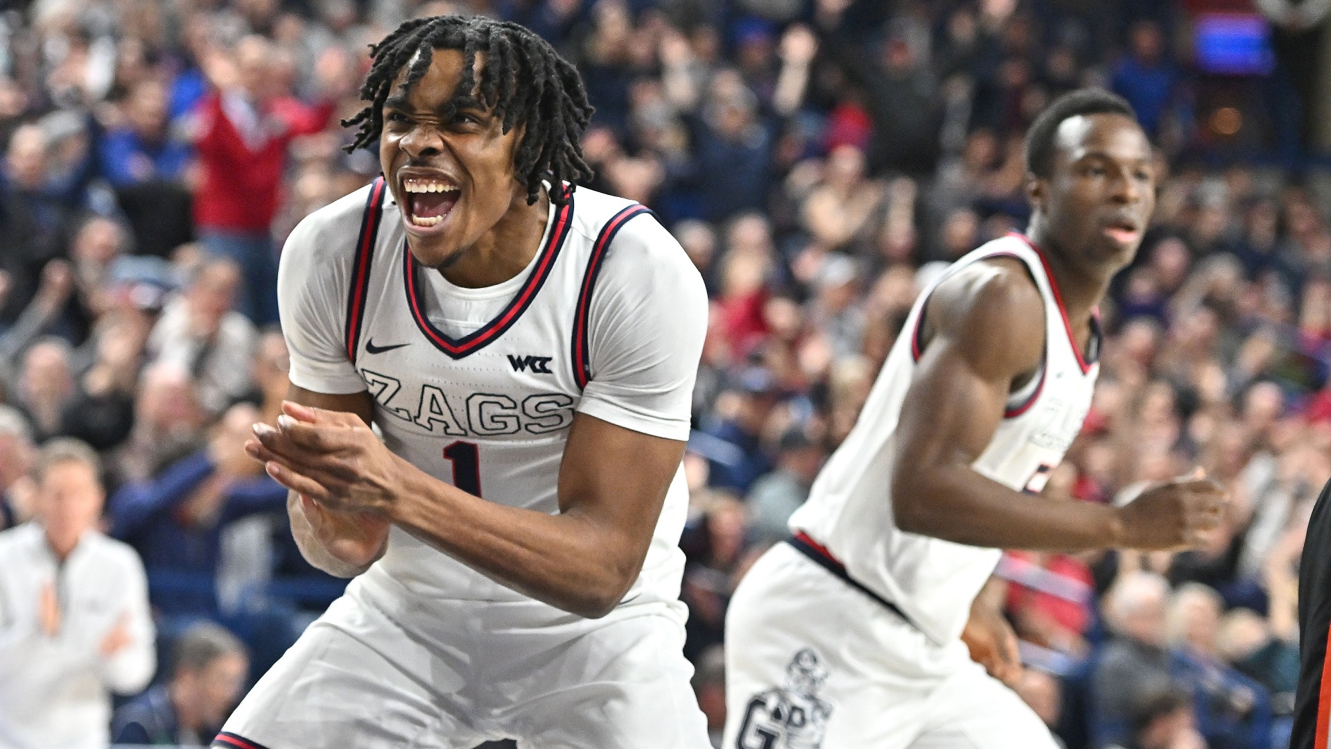 2. Gonzaga (16-6)