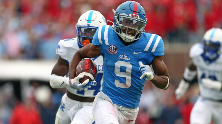 5. Tre Harris, Ole Miss Rebels