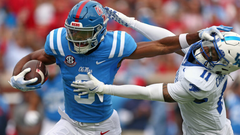 5. Tre Harris, Ole Miss