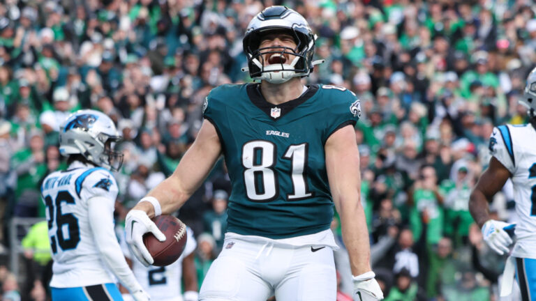 Grant Calcaterra to Record 1+ Receiving Yard +142