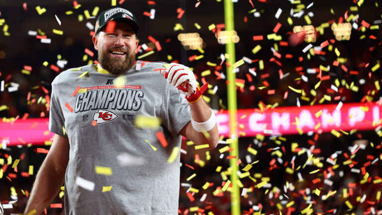 Travis Kelce Does What He Does Best