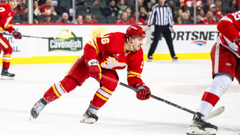 3. Flames Land Morgan Frost and Joel Farabee