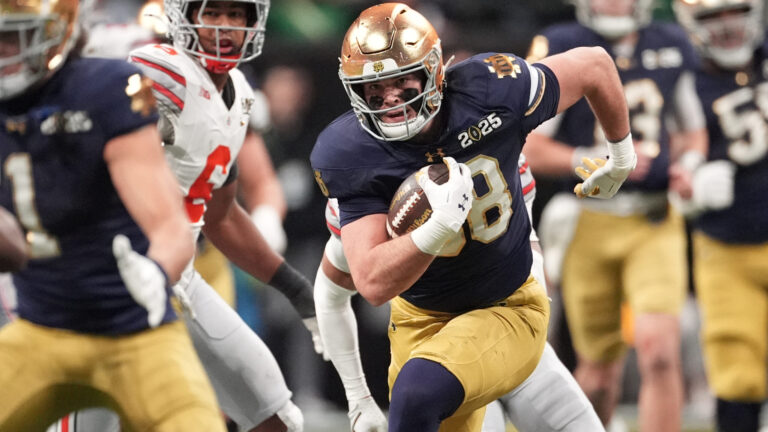 8. Mitchell Evans - Notre Dame Fighting Irish